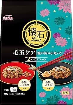 Amazon | ペットライン 懐石2dish キャットフード 毛玉ケア